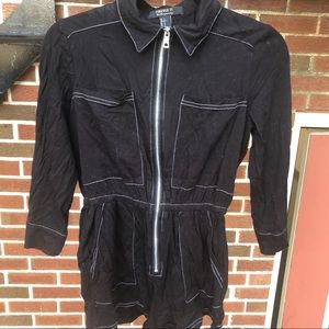 Contrast Stitch Romper